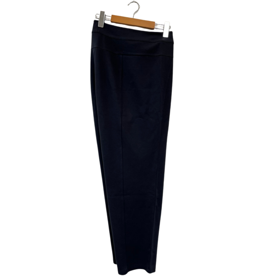 stretchy dark navy blue dress ankle pants - 2x