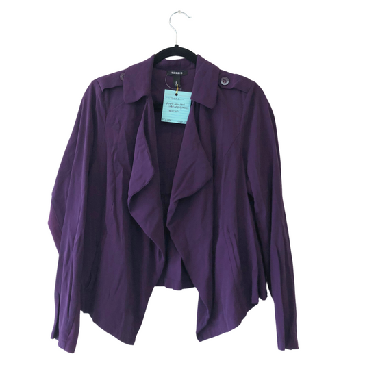 purple jacket - torrid 0