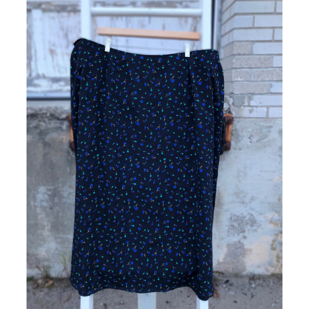 floral midi skirt - 22