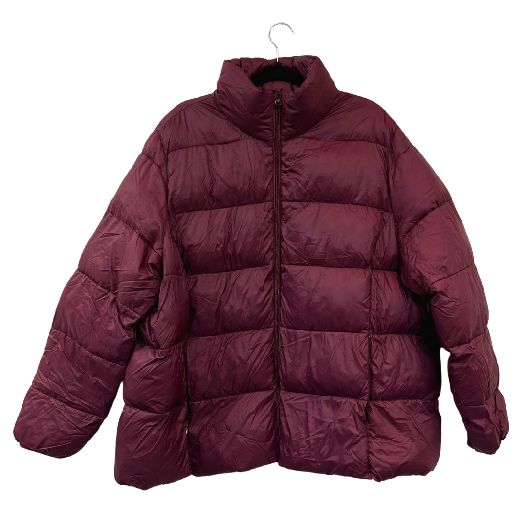 maroon puffer -2x