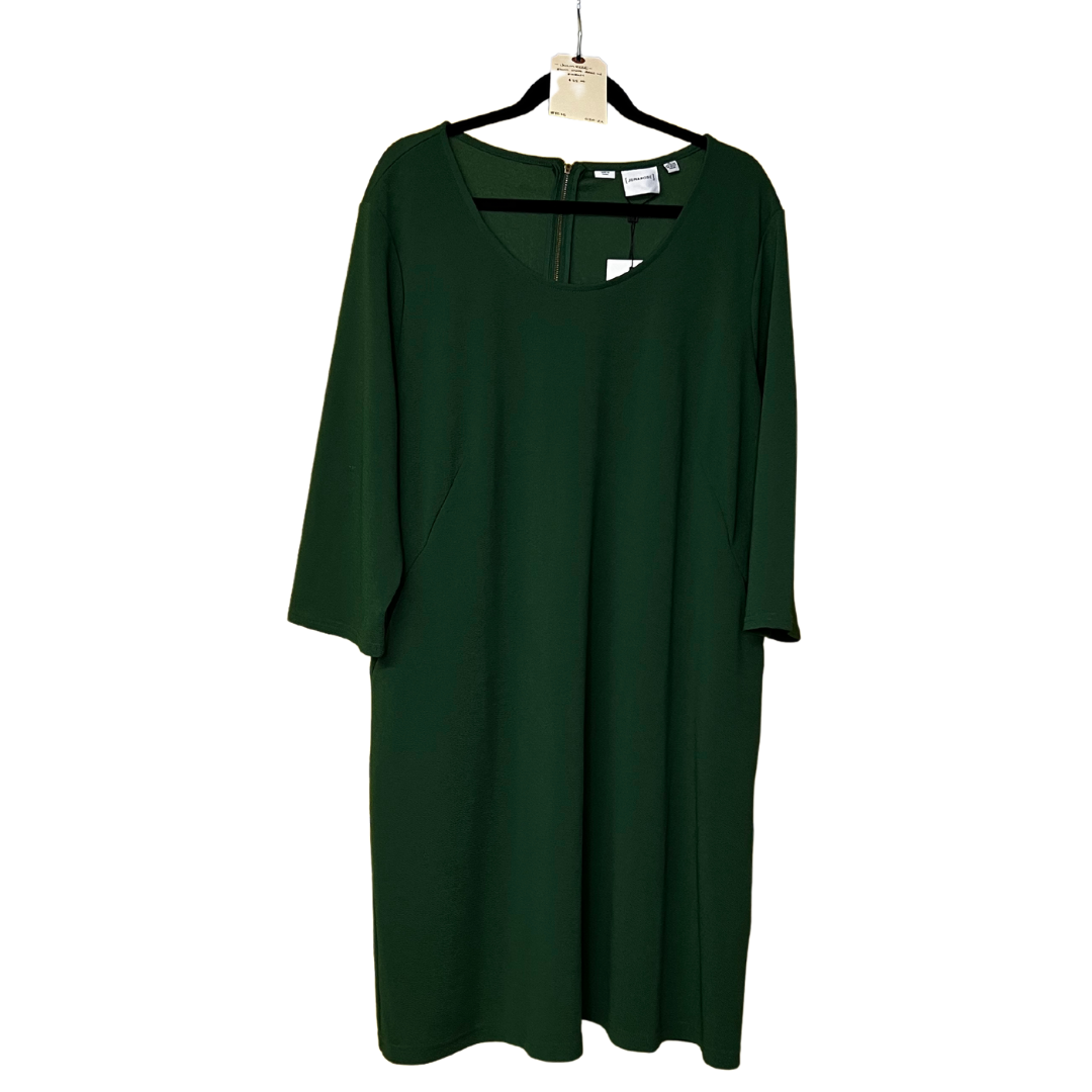 3/4 sleeve tunic dress - 2x