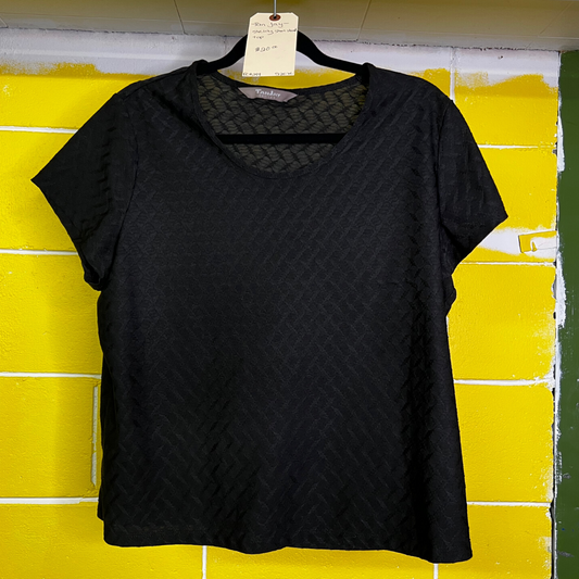 vintage black t-shirt - XL