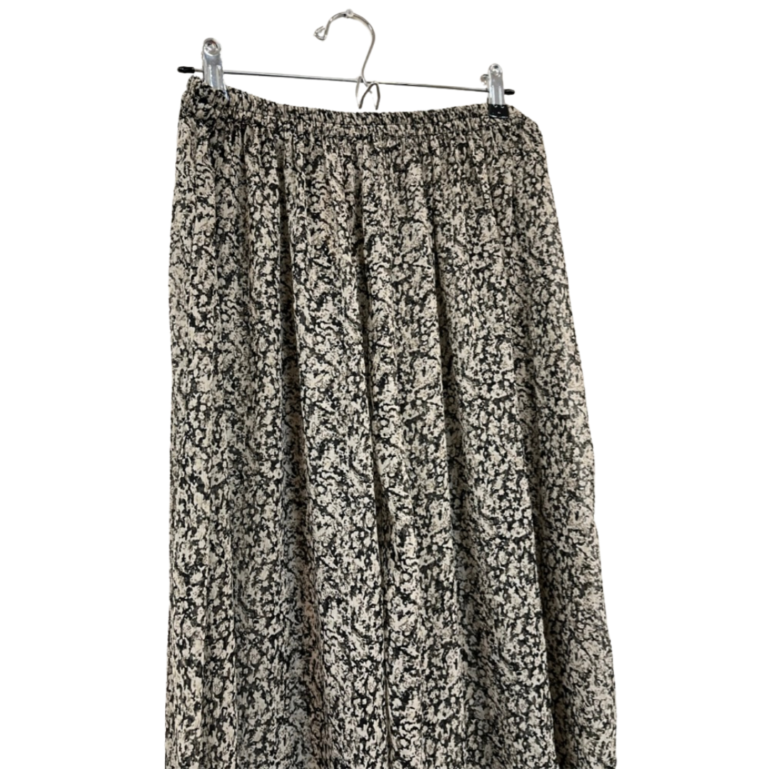 sheer floral maxi skirt - XXL