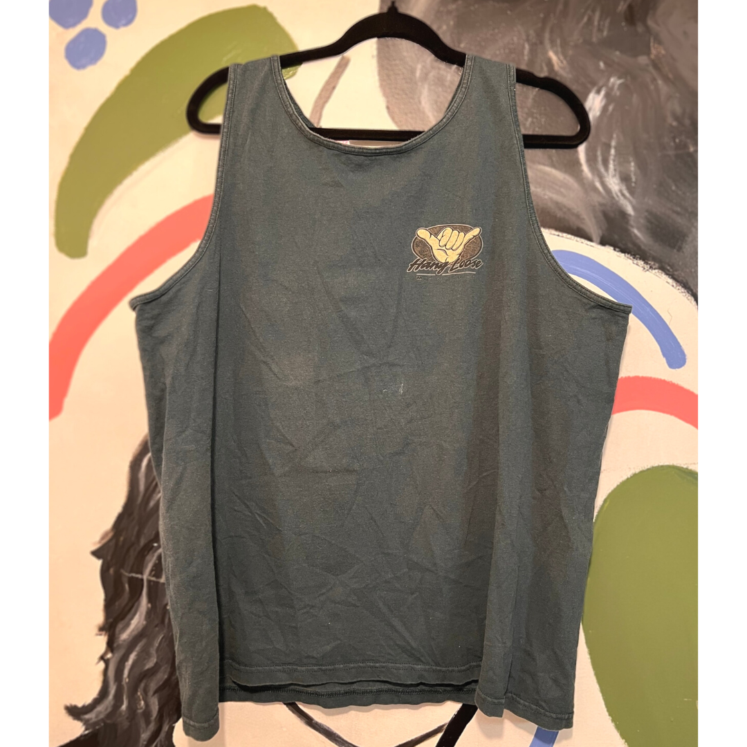 vintage sleeveless hang loose tee - 1x