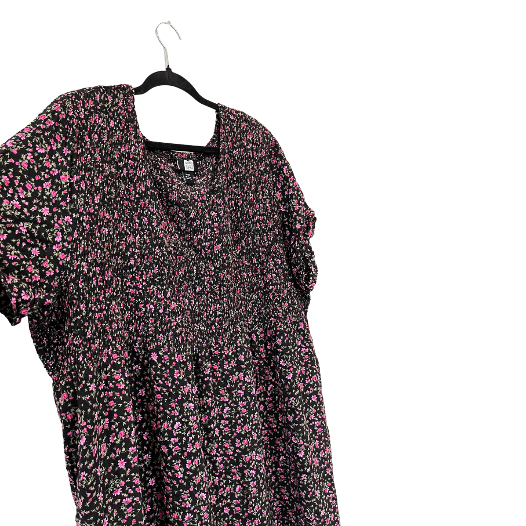 90s floral print maxi dress - US 24/26