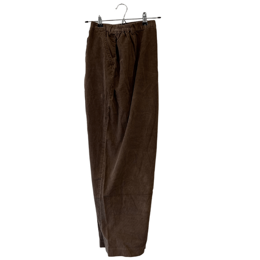 vintage straight leg brown corduroy slacks - US 22