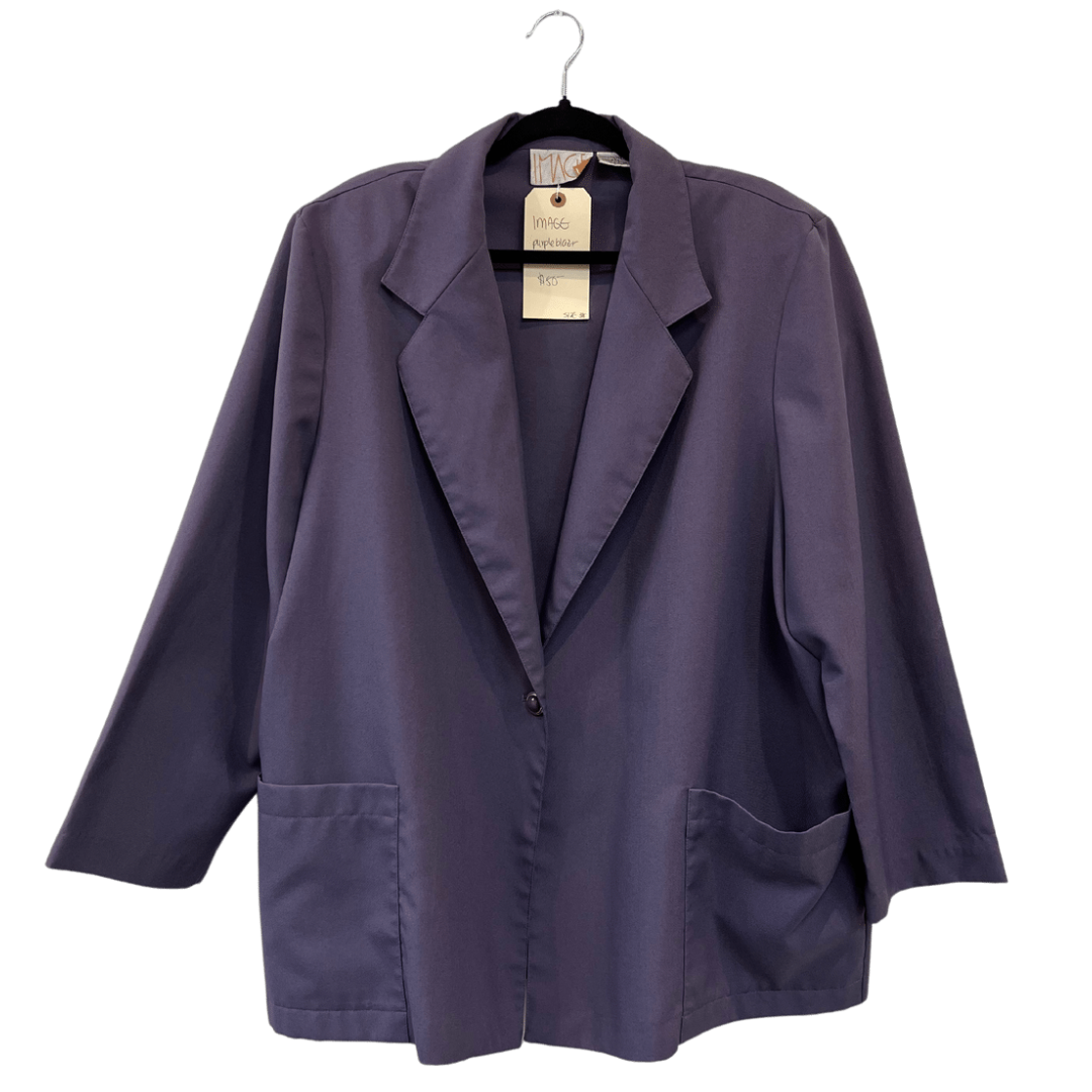 vintage light purple blazer - 3x