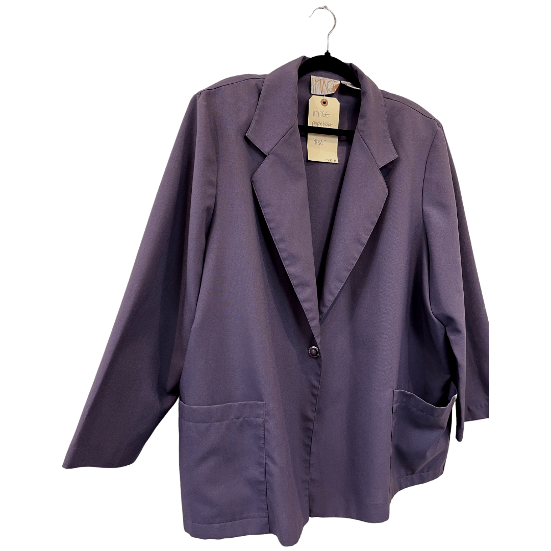 vintage light purple blazer - 3x