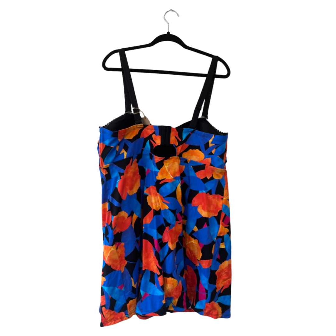 colourful swim dress w/ tags - 2x