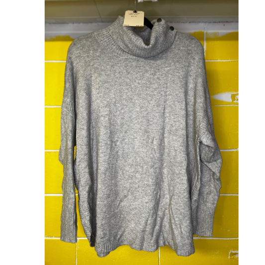 soft turtleneck long-sleeve sweater - 2x