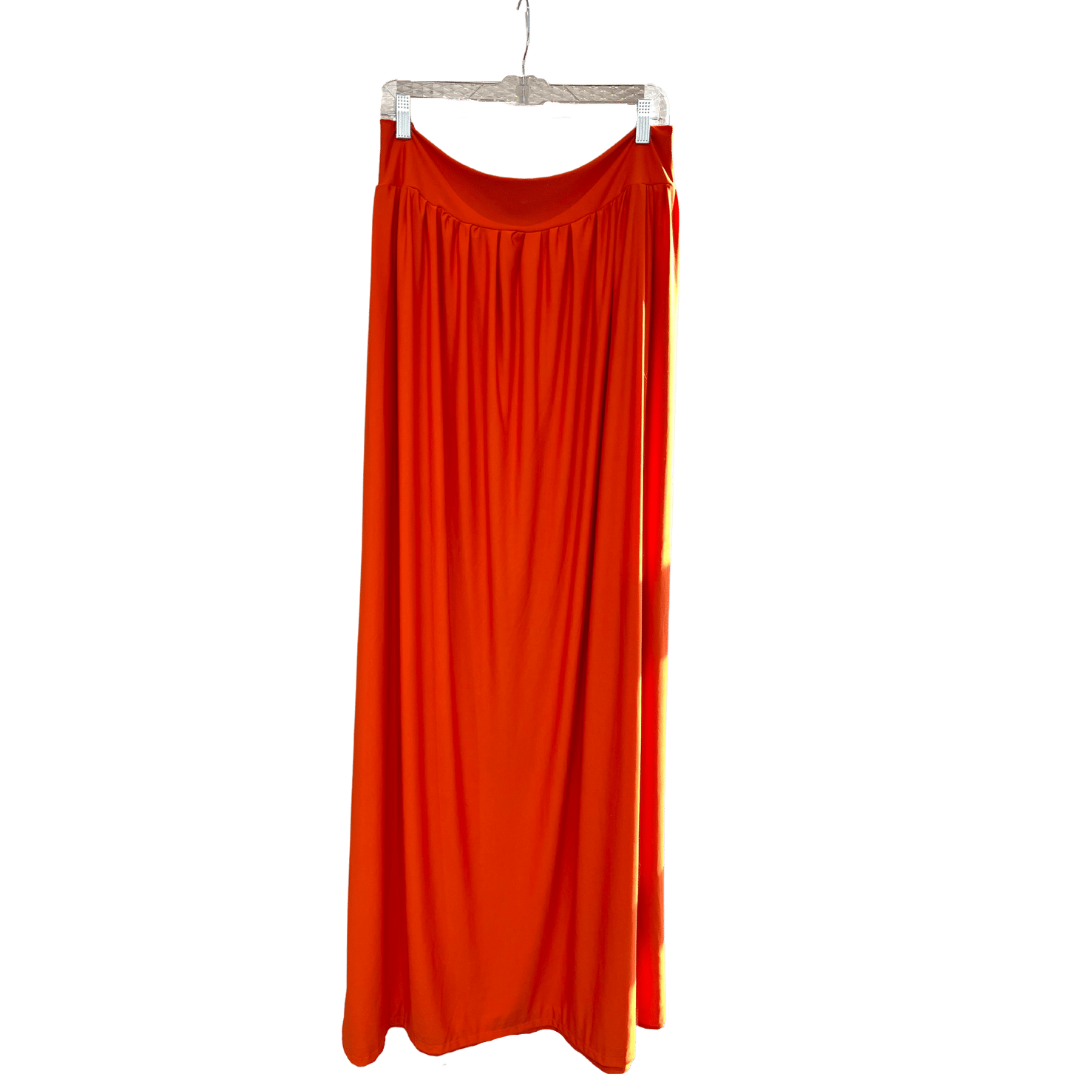 orange skirt maxi - 5x
